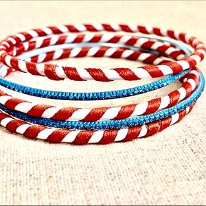 Vintage 1980 Bangle Bracelet Set